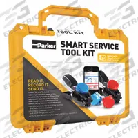 PARKER Smart Refrigerant Probe Kit: Pressure/Temp, Pressure/Temp, 0 psi to 700 psi, Bluetooth (MPN SSTK-PARKER). Key specifications — Includes: Carrying Case; App Compatibility: SMART Service; Measures: Pressure/Temperature; Series: SMART Service Tools; Brand: PARKER.