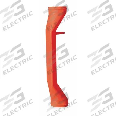 AIR SYSTEMS INTERNATIONAL Manhole Saddle Vent: 3 5/8 ft Lg, 8 in Outlet Dia, Orange - Saddle Vents