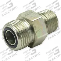 PARKER Compression Fitting Adapter: 1/4 in OD x 1/4 in Pipe size, 1/4-18 Thread Size, Seal-Lok (MPN 4-4 FLO-SS). Key specifications — Series: Seal-Lok; Brand: PARKER.