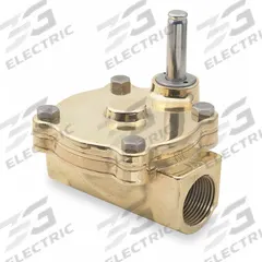DAYTON Solenoid Valve Body: 2-Way, Normally Closed, 1 in Pipe Size, Brass Body, NBR Seal, FPT x FPT (MPN 007131). Key specifications — Pipe Size: 1 in; Brand: DAYTON; Operating Environment: Outdoor.