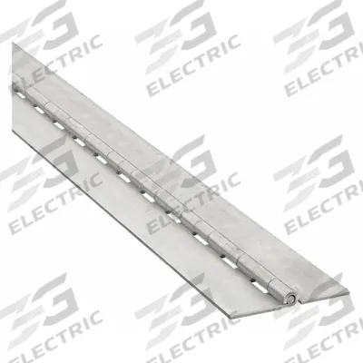 APPROVED VENDOR Piano Hinge: Aluminum, 96 in Leaf Ht - Full Surface-Mount Piano Hinges