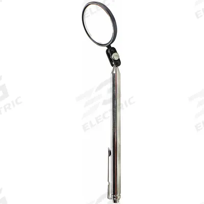 MAG-MATE Inspection Mirror: 1 1/2 in Dia Mirror Size, Mirr. Mat. Glass - Standard Inspection Mirrors