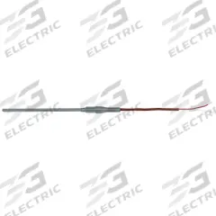 TEMPCO Thermocouple Probe: 32°F to 1,400°F /0°C to 760°C, Type J, 24 in Probe Lg, Rounded Tip (MPN MTA01333). Key specifications — Accuracy: ±2.2 °C or ±0.75 %, Whichever is Greater; Brand: TEMPCO.