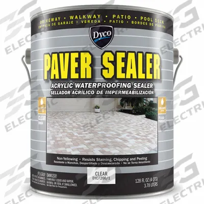 DYCO Sealer: Sealer, Exterior, Oil, 1 gal Container Size, Concrete/Masonry, Gloss - Concrete & Paver Sealers