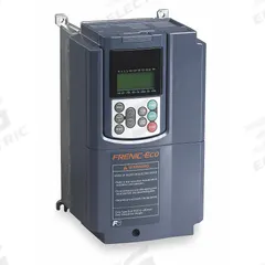 FUJI ELECTRIC Variable Frequency Drive: In Phase Three, Out Phase Three, 30 hp, IP20, No Bypass (MPN FRN0045G2S-4GU). Key specifications — Style: Compact/Heat Sink; Color: Black/Blue/Gray; Output Phase: Three.
