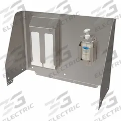 ACORN Splash Guard: Deluxe Wash-Ware Portable Hand Wash Sinks, Stainless Steel, Silver (MPN PS1000-SG1). Key specifications — Compatible Series: Deluxe Wash-Ware Portable Hand Wash Sinks; Brand: ACORN; Includes: Double Bay C-Fold Paper Towel Holder; Material: Stainless Steel.