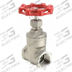 APPROVED VENDOR Gate Valve: 1 in, 316 Stainless Steel, Non-Rising, FNPT x FNPT, Wheel, Solid Wedge (MPN 4VMW2). Key specifications — Bonnet Material: 316 Stainless Steel; Wedge Material: 316 Stainless Steel; Brand: APPROVED VENDOR.