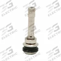 HALTEC Tire Valve: Clamp-In Valve, Clamp-In, 180° Valve Stem Angle, L-Shape, Std Bore Valve Size (MPN TV-416L). Key specifications — Valve Type: Clamp-In; Thread Size: 0.305-32; Valve Shape: L-Shape; Color: Silver; Product Type: Clamp-In Valve; Compatible Vehicle Type: Cars; Material: Metal; Brand: HALTEC.