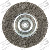 APPROVED VENDOR Wire Wheel Brush: Crimped Steel, 6 in Dia x 3/4 in Wd, 5/8 in Arbor, 0.014 in Fill (MPN 66252839088). Key specifications — Brand: APPROVED VENDOR.