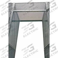 HALLOWELL Bulk Storage Locker Top: 48 in x 60 in x 1/8 in, For 48 in Locker Wd, Expanded Metal (MPN 4804860HG). Key specifications — Manufacturer Part Number: 4804860HG; Brand: HALLOWELL; Finish: Powder Coated; Material: Expanded Metal; Product Type: Flat Top Panel; Color: Dark Gray.