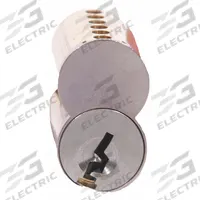 ARROW Interchangeable Core Cylinder: Cylindrical, SFIC, Chrome (MPN 100CRP-UCX1D 26D). Key specifications — Brand: ARROW; Lock Assembly Type: Cylindrical; Cylinder Core Type: Small Format Interchangeable Core Cylinder; Keyway Type: 1D; Number of Pins: 6.