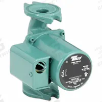 Hydronic Circulating Pump: 1/25 hp HP, 115V AC, Cast Iron, 1, 14 gpm, 16 ft Max. Head, Inline (MPN 008-F6). Key specifications — Nameplate Voltage: 115V AC; Connection Type: Flange; Brand: TACO; Includes Volute: Volute Included; System Type: Hydronic.