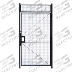 WIRECRAFTERS Hinged Door: 10 1/2 ft H x 3 3/8 ft W x 2 in D, Gray, Enamel/Powder-Coated (MPN HD3710). Key specifications — Finish: Powder-Coated; Material: Steel; Mounting Orientation: Right; Includes Mounting Hardware: Yes; Brand: WIRECRAFTERS.