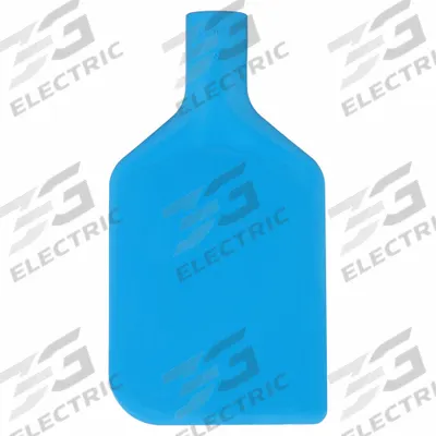 VIKAN Paddle Scraper: 8 3/4 in Overall Lg, 1 1/4 in Blade Lg - Polypropylene Hygienic Stiff Paddle Scrapers