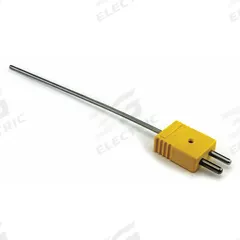 DAYTON Thermocouple Probe: -325°F to 2,280°F /-200°C to 1,250°C, Type K, Rounded Tip, 6 in Probe Lg (MPN 36GL16). Key specifications — attr1275752: 20 AWG; attr1275757: 6 in; attr1275763: ±1.1 % Below 293 °C, ±0.4 % Otherwise; attr1275765: 36GL16; attr1275769: DAYTON; attr1434700: Hose Clamp.