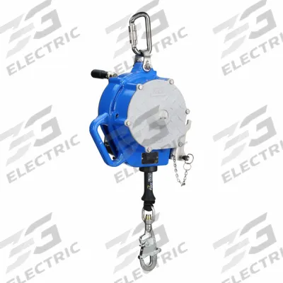 3M Self-Retracting Lifeline: Stainless Steel Carabiner Anchor, 30 ft Line - Mounted SRLs