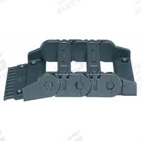IGUS Mounting Bracket Set: Open, 1 Channels, 0.98 in Cavity Ht, 2.24 in Cavity Wd, Locking (MPN 2050-12PZB). Key specifications — Brand: IGUS; Crossbar Material: Igumid TE; Item: Mounting Bracket Set; Mounting Brackets Included: With Mounting Brackets; Outside Width: 2.9 in; Outside Height: 1.4 in; Mounting Bracket Type: Moving End; Color: Black.