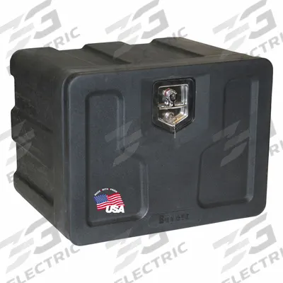 BUYERS PRODUCTS Underbody: Underbody Truck Box, Single Drop-Down Door Door, 18 in Overall Dp - Single Drop-Down Door Boxes