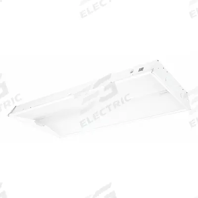 COLUMBIA LIGHTING Recessed Troffer: 4 ft Lg, 2 ft Wd, 5,615 lm, 3500K, 50.2 W - 2 ft. x 4 ft. LED Center-Basket Troffers