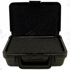 PLATT Protective Case: 5 in x 7 1/2 in x 2 3/4 in Inside, Pick and Pluck/Solid, Black, Stationary (MPN 108). Key specifications — Closure Type: Latch; Brand: PLATT; Carry-On Size: Yes.