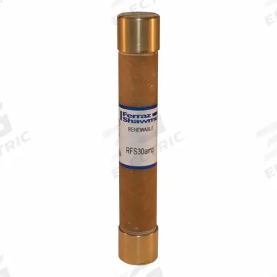 MERSEN Fuse: Class H, RFS Series, Fast-Acting, 30 A, 600 V AC - Fast-Acting Cylindrical Fuses