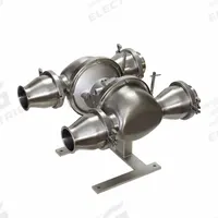 GRACO Double Diaphragm Pump: Stainless Steel, 4 in, Tri-Clamp, 90 gpm, 277 ft Max. Head, SS Valve (MPN SP4F.0000). Key specifications — Brand: GRACO; Check Valve Material: SS; Seat Material: SS; Diaphragm Material: PTFE w/ EPDM Backing.