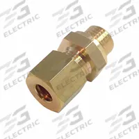 LEGRIS Compression Fitting Coupling: 18 mm Pipe x 14 mm OD Fitting Size, Metric x Compression, Brass (MPN 0101 14 78). Key specifications — Brand: LEGRIS.