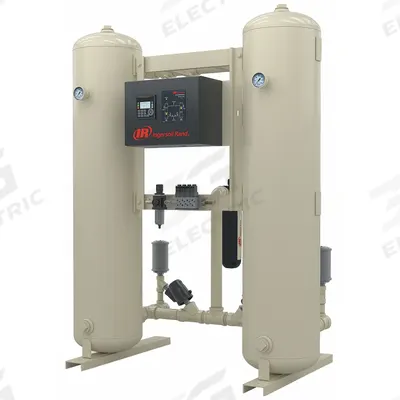 INGERSOLL RAND Compressed Air Dryer: 2 in NPT, 300 cfm, 150 psi Max Op Pressure - Twin-Tower Regenerative Desiccant Compressed Air Dryers