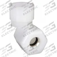 PARKER Compression Fitting Elbow: 1/2 in OD x 1/2 in Pipe Size, Compression x FNPTF, Nylon (MPN N8FE8). Key specifications — Brand: PARKER.