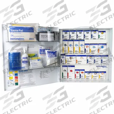 FIRST AID ONLY First Aid Kit and Housing: 337 Components, ANSI/ISEA Z308.1-2021, Type I/II - Food Production ANSI First Aid Kits