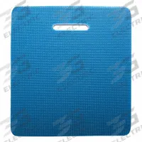 IMPACTO Kneeling Pad: 13 1/4 in x 14 1/2 in, 1 in Thick, Cutout Handle (MPN CUD818). Key specifications — Material: Foam; Brand: IMPACTO; Color: Blue; Manufacturer Part Number: CUD818; Handle Type: Cutout Handle.