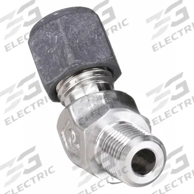 PARKER Compression Fitting Elbow: 1/4 in OD x 1/8 in Pipe Fitting Size - Single-Ferrule Stainless Steel Fittings