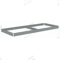 TENNSCO Shelf: 60 in x 24 in, 2,000 lb Load Capacity, Gray, Shelf (MPN ZLES-6024). Key specifications — Includes: (4) Beams; Shelf Configuration: Single Straight; Color: Gray; Frame Material: Steel; Brand: TENNSCO; Frame Finish: Zinc Plated; Product Type: Shelf.