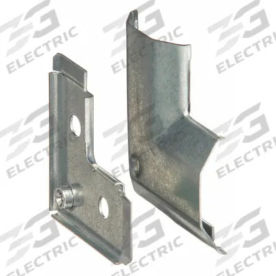 LEGRAND 90 Degrees Flat Elbow: 1500, 1 1/2 in Wd, 1/4 in Ht, Steel - 90 Degree Elbows for Low-Profile Over Floor Raceways