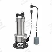 GRUNDFOS Plug-In Utility Pump: 1 hp, 2 in Max. Dia. Solids, Continuous Duty, 220-230V AC, 2 in FNPT (MPN 96846966). Key specifications — Impeller Material: Stainless Steel; Includes: Float Switch; Rated Voltage: 220-230V AC; Brand: GRUNDFOS.
