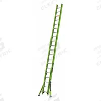 LITTLE GIANT Extension Ladder: 40 ft Ladder Size, Fiberglass, 300 lb Load Capacity, 81 lb Wt (MPN 17840). Key specifications — Color: Green; Brand: LITTLE GIANT; Removable Fly: Fixed.