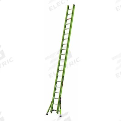 LITTLE GIANT Extension Ladder: 40 ft Ladder Size, Fiberglass, 300 lb Load Capacity - Non-Conductive Fiberglass Extension Ladders