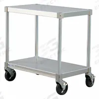 NEW AGE INDUSTRIAL Fixed Height Work Table: Fixed Ht, Aluminum, 36 in x 18 in (MPN 21836ES30PC). Key specifications — Standards: NSF Certified; Unit Type: Not Expandable or Modular; For Environment: Food Service; Includes: Hex Key; Assembly: Unassembled; Wheel Material: Polyolefin; Maximum Shelf Load Capacity: 400 lb; Resistance Properties: Corrosion Resistant.
