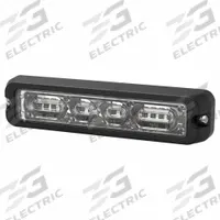 CODE 3 Vehicle Directional Light Bar: Perimeter Flashing Warning Light, Amber/Blue/Red, 7.7 W Watt (MPN CD5031RBA). Key specifications — Brand: CODE 3; Lens Color: Clear; Number of Flash Patterns: 69; Installation Type: Permanent; Operating Voltage: 12-24V DC; Light Class Rating: SAE Class 1.
