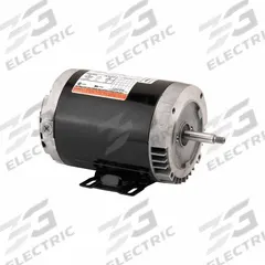 U.S. MOTORS Pump Motor: Rigid Base Mount, Open Drip Proof, 1 1/2 hp, 208-230/460V AC, 3,520 RPM (MPN EE609). Key specifications — Brand: U.S. MOTORS; Nameplate Voltage @ 60 Hz: 208-230/460V AC; Full Load Current @ 60 Hz: 4.4-4.3/2.2 A; Nameplate RPM @ 60 Hz: 3,520 RPM; Motor Enclosure: ODP.