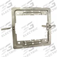 RACO Box Support: Steel, Silver, 0.06 in Overall Dp, 4.88 in Overall Wd, 2 in Overall Lg (MPN 206RAC). Key specifications — Brand: RACO; Accessory Type: Mounting Bracket; Color: Silver; Material: Steel.