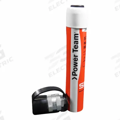 POWER TEAM Standard Hydraulic Rams: Single Acting, 5 ton Nominal Capacity - General Purpose Rams