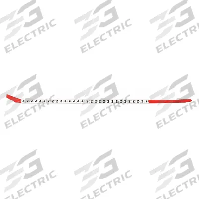 BRADY Wire Marker Wand: 2, Black on White, 300 Labels, Nylon, -30°F to 251°F - Clip-On Wire Markers