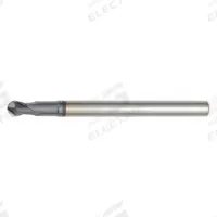 WIDIA HANITA Ball End Mill: Carbide, TiAlN Coated, 2 Flute, 8 mm Mill Dia, 8 mm LOC, 100 mm OAL (MPN 70N108003RT)
