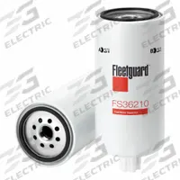 FLEETGUARD Fuel Filter: Spin-On, 10 1/16 in Overall Lg, 4 3/8 in Outside Dia, 1"-14 Thread Size (MPN FS36210). Key specifications — attr434022: FLEETGUARD; attr427730: Cellulose; attr1017112: Trucks; attr1017113: Freightliner.