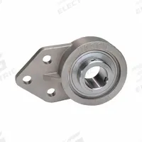 IPTCI BEARINGS 3 Bolt Flange Bearing: Radial Ball, 1 1/4 in Bore, SS, Set Screws, 3 3/4 in Lg (MPN SUCSFB207-20 IP69K). Key specifications — Bore Type: Cylindrical; Brand: IPTCI BEARINGS; Lubricant Material: H-1 Grease; Mounting Bolt Size: 7/16 in; Split Housing: Not Split; System of Measurement: Inch.