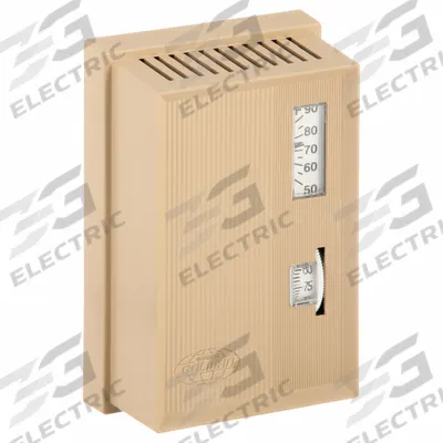 SCHNEIDER ELECTRIC Pneumatic Thermostat: 55° to 85°F, 2 Pipes - Single-Temperature Thermostats