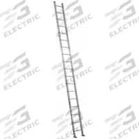 LOUISVILLE LADDER Straight Ladder: 18 ft Ladder Size, Aluminum, 300 lb Load Capacity, 38 lb Wt (MPN AE2118). Key specifications — Color: Silver; Brand: LOUISVILLE LADDER; Included Features: Mar-Resistant End Caps; Shoe Type: Swivel Safety.