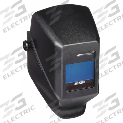 JACKSON SAFETY Welding Helmet: Auto-Darkening, 2 Arc Sensors, Black, W9 to W13 - Auto-Darkening Welding Helmets - Solid Color