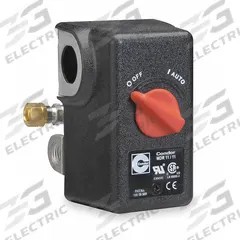 CONDOR USA, INC Pressure Switch: Std, 25 psi – 160 psi, (4) 1/4" FNPT, 105 psi / 135 psi ON/OFF (MPN 11NC2E). Key specifications — attr1027655: Diaphragm; attr434202: CONDOR USA, INC; attr1027685: (4) 1/4" FNPT; attr1027686: Standard; attr1027690: Auto/Off.